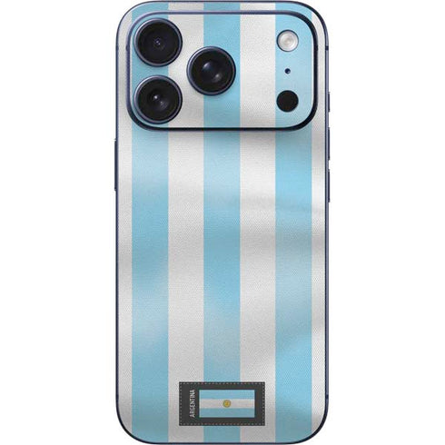 Argentina Soccer Flag iPhone 17 Pro Skin